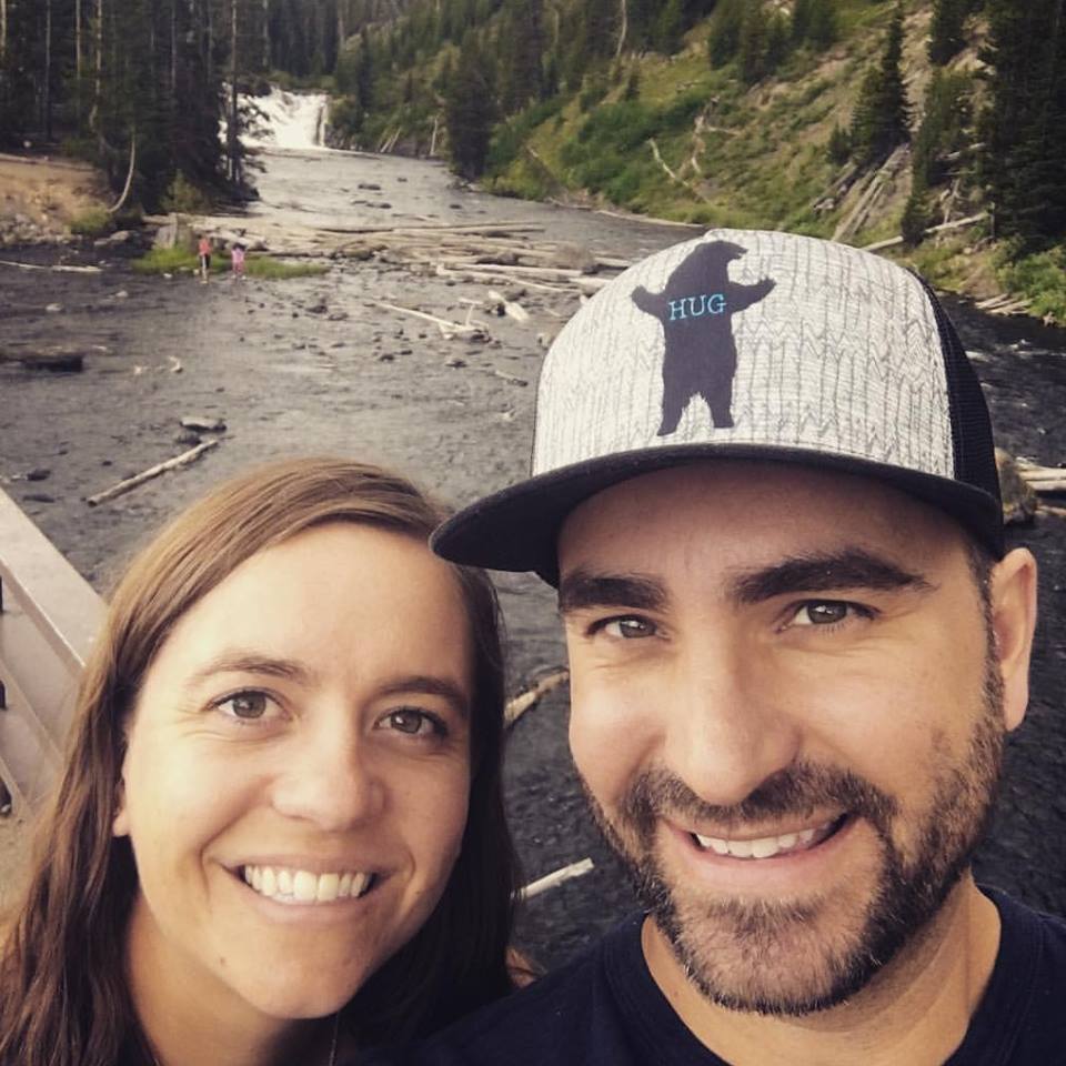me and Zach in Yellowstone