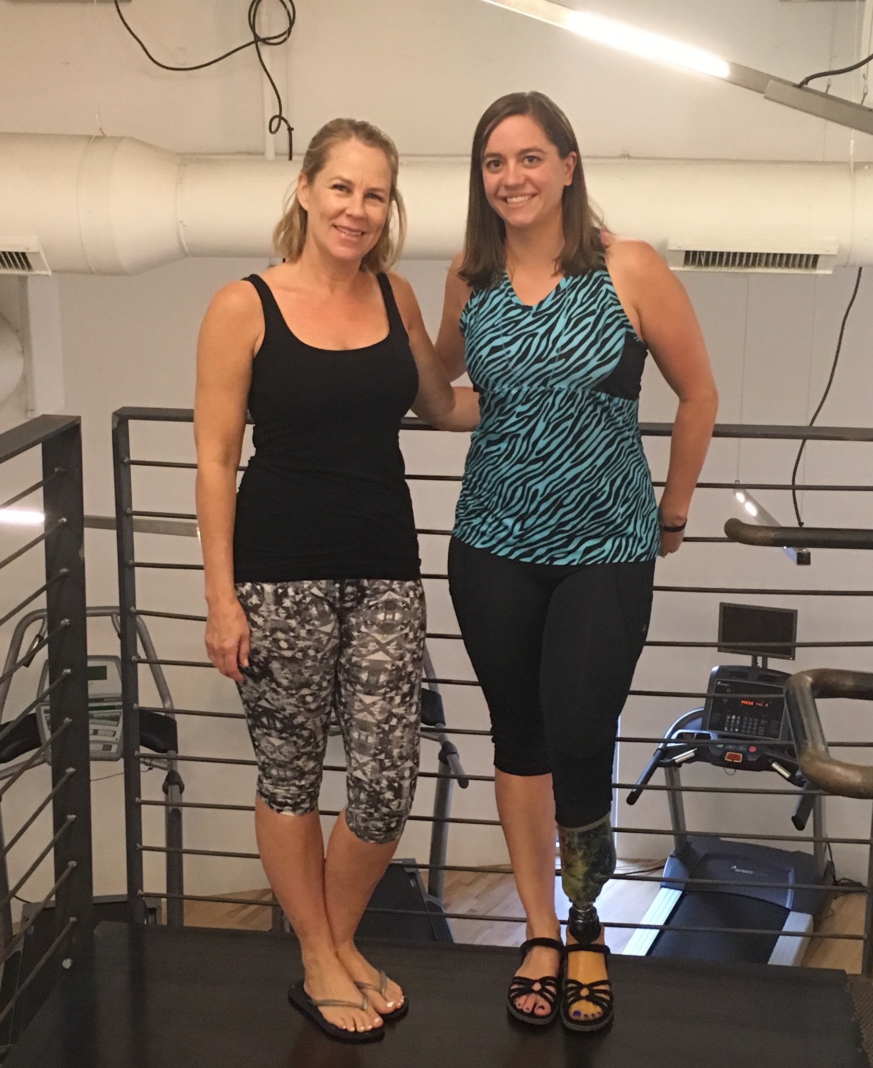 Me & Colleen after an amazing massage