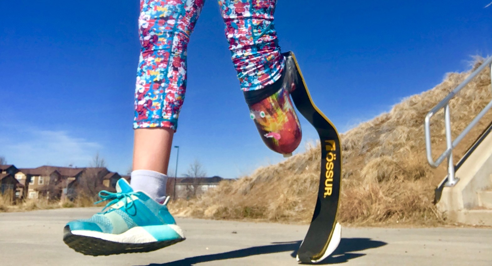 photo of my legs while running